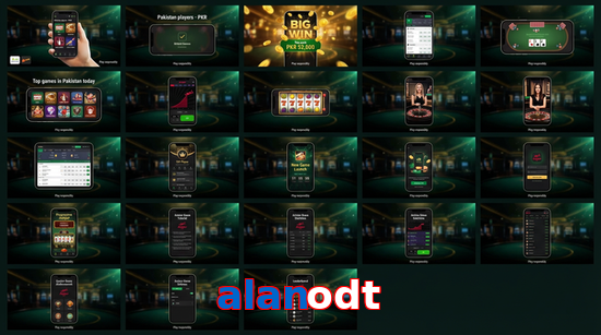 Main screen of Alanodt bet page for PK players
