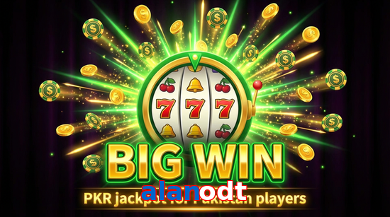 Big win animation on Alanodt slot game